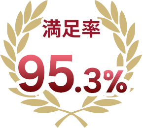 満足度95.3％