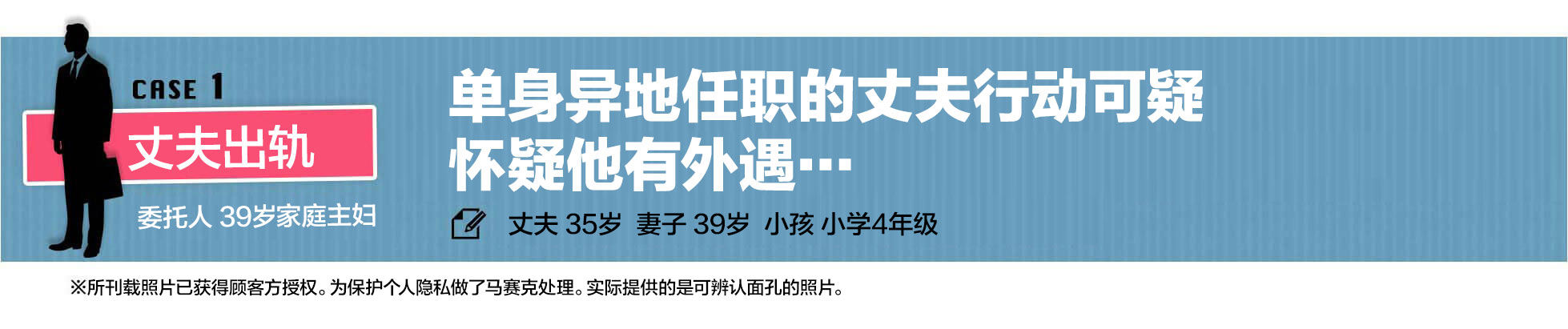 case1 単身赴任中の夫が怪しい