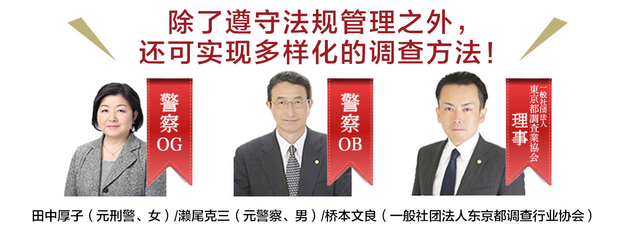 除了遵守法规管理之外,还可实现多样化的调查方法!