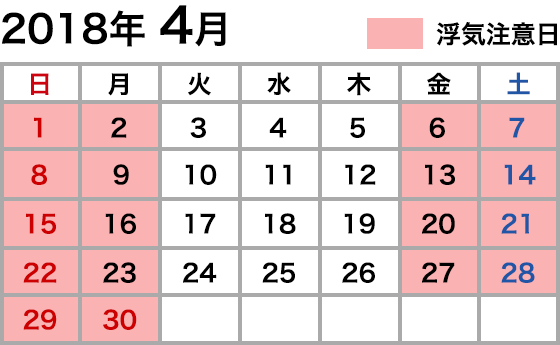 この時期は浮気に注意