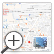 大阪相談室周辺の地図