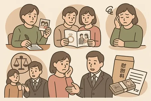 結婚前の浮気に対して慰謝料請求するための条件