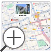 天神相談室周辺の地図