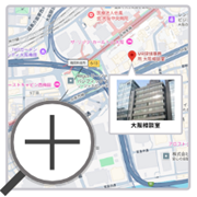 大阪相談室周辺の地図