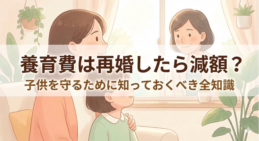 養育費は再婚したら減額？子供を守るために知っておくべき全知識