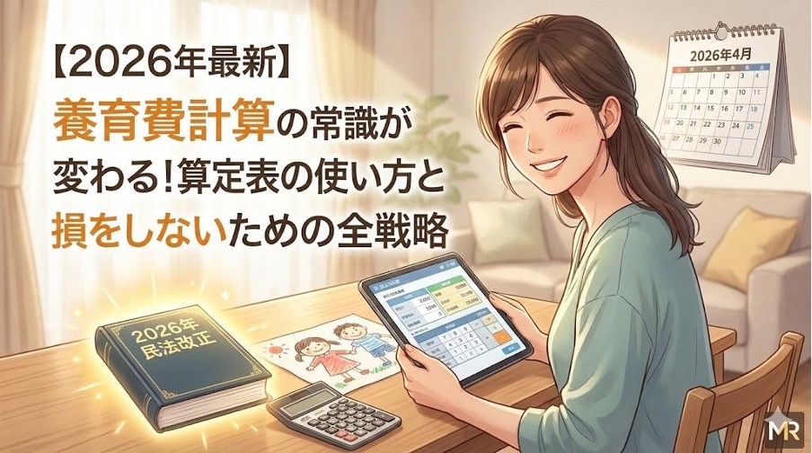 【2026年最新】養育費計算の常識が変わる！算定表の使い方と損をしないための全戦略