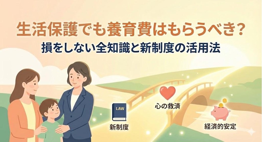 生活保護でも養育費はもらうべき？損をしない全知識と新制度の活用法