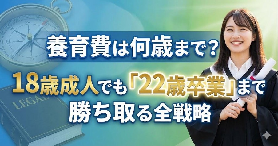 養育費は何歳まで？18歳成人でも「22歳卒業」まで勝ち取る全戦略