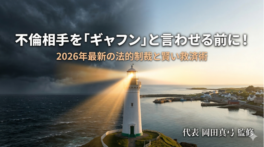 不倫相手を「ギャフン」と言わせる前に！2026年最新の法的制裁と賢い救済術