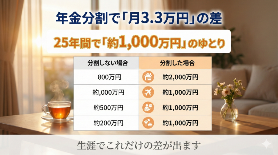 分割をしない場合の具体的損失