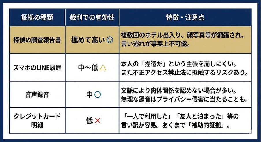 2026年最新の「証拠」の価値一覧