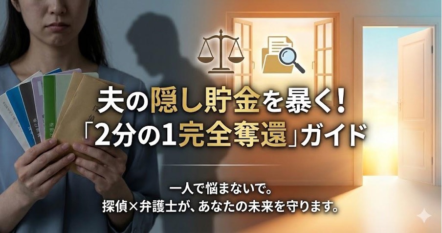 【2026年版】夫の隠し口座を暴く！離婚の貯金分割で損をしないための調査と戦略