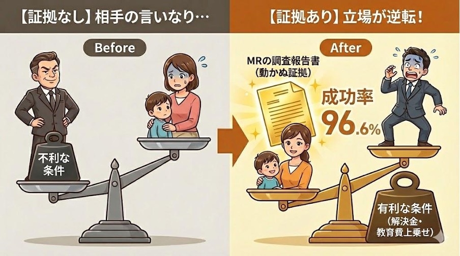 なぜ「不貞の証拠」が養育費の受取額に影響するのか？