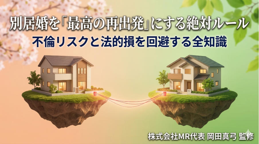 別居婚を「最高の再出発」にする絶対ルール|不倫リスクと法的損を回避する全知識