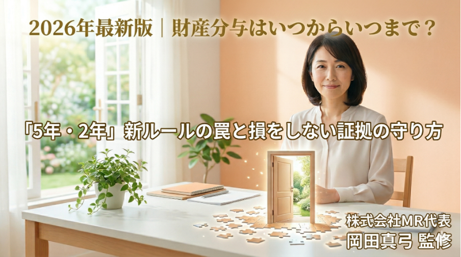 2026年最新版｜財産分与はいつからいつまで？「5年・2年」新ルールの罠と損をしない証拠の守り方