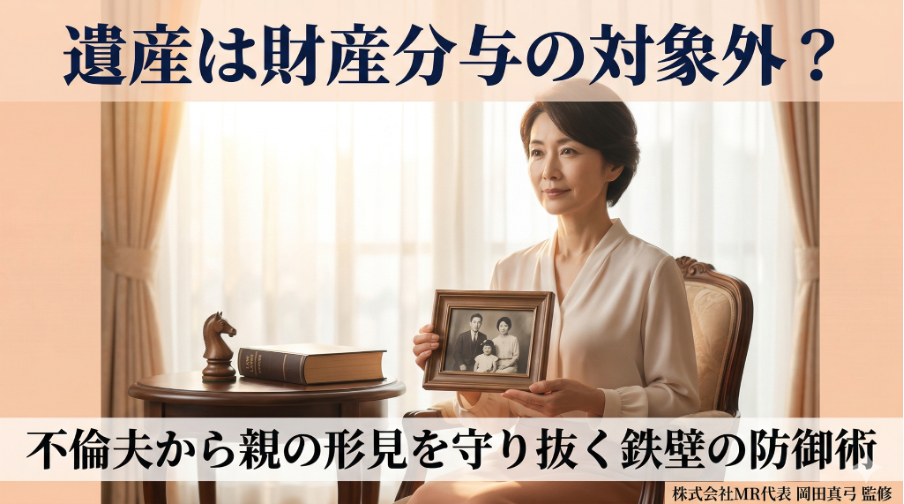 遺産は財産分与の対象外？不倫夫から親の形見を守り抜く鉄壁の防御術