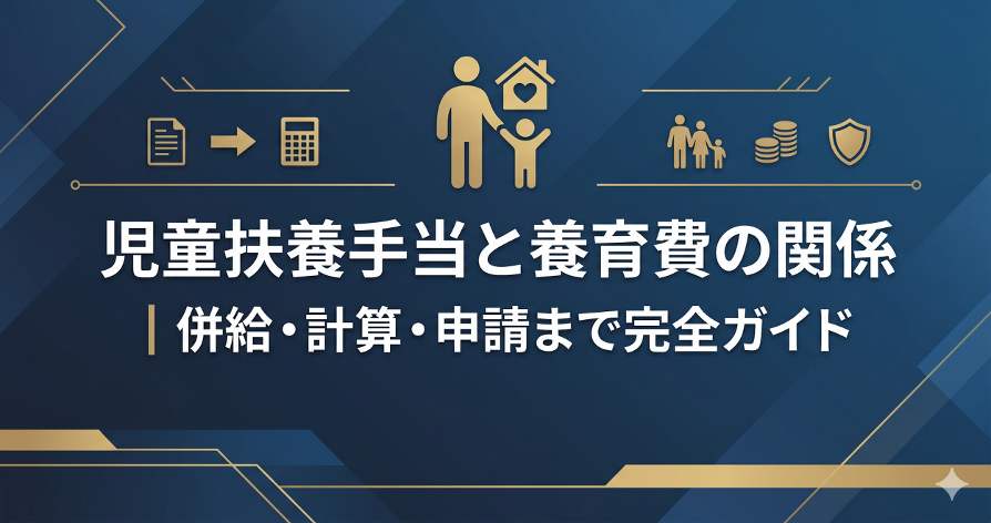 児童扶養手当と養育費の関係｜併給・計算・申請まで完全ガイド