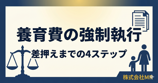 養育費の強制執行｜差押えまでの4ステップ