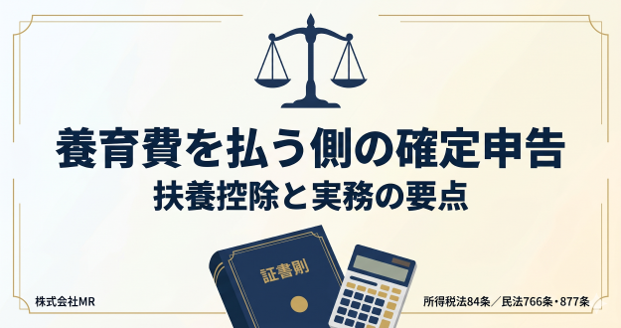 養育費を払う側の確定申告|扶養控除と実務の要点