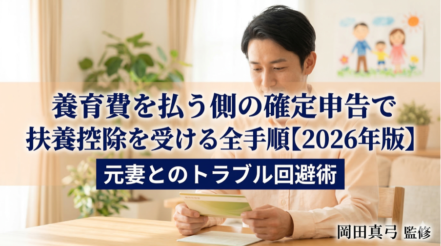 保護中: 養育費を払う側の確定申告で扶養控除を受ける全手順【2026年版】元妻とのトラブル回避術